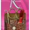 SET MANICURE IN ASTUCCIO CON LIMETTA/PINZETTA E FORBICI DORATE - LINEA KARINA: vendita online SET MANICURE IN ASTUCCIO CON LIMETTA/PINZETTA E FORBICI DORATE - LINEA KARINA in offerta