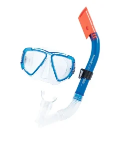 Set Maschera e Boccaglio per nuoto: set maschera e boccaglio con colori assortiti