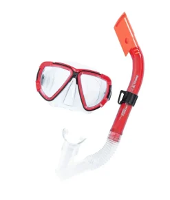Set Maschera e Boccaglio per nuoto: set maschera e boccaglio con colori assortiti