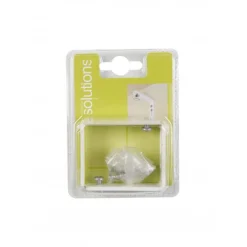 SET 2 MENSOLE PER BINARI 60MM BIANCO: vendita online SET 2 MENSOLE PER BINARI 60MM BIANCO in offerta