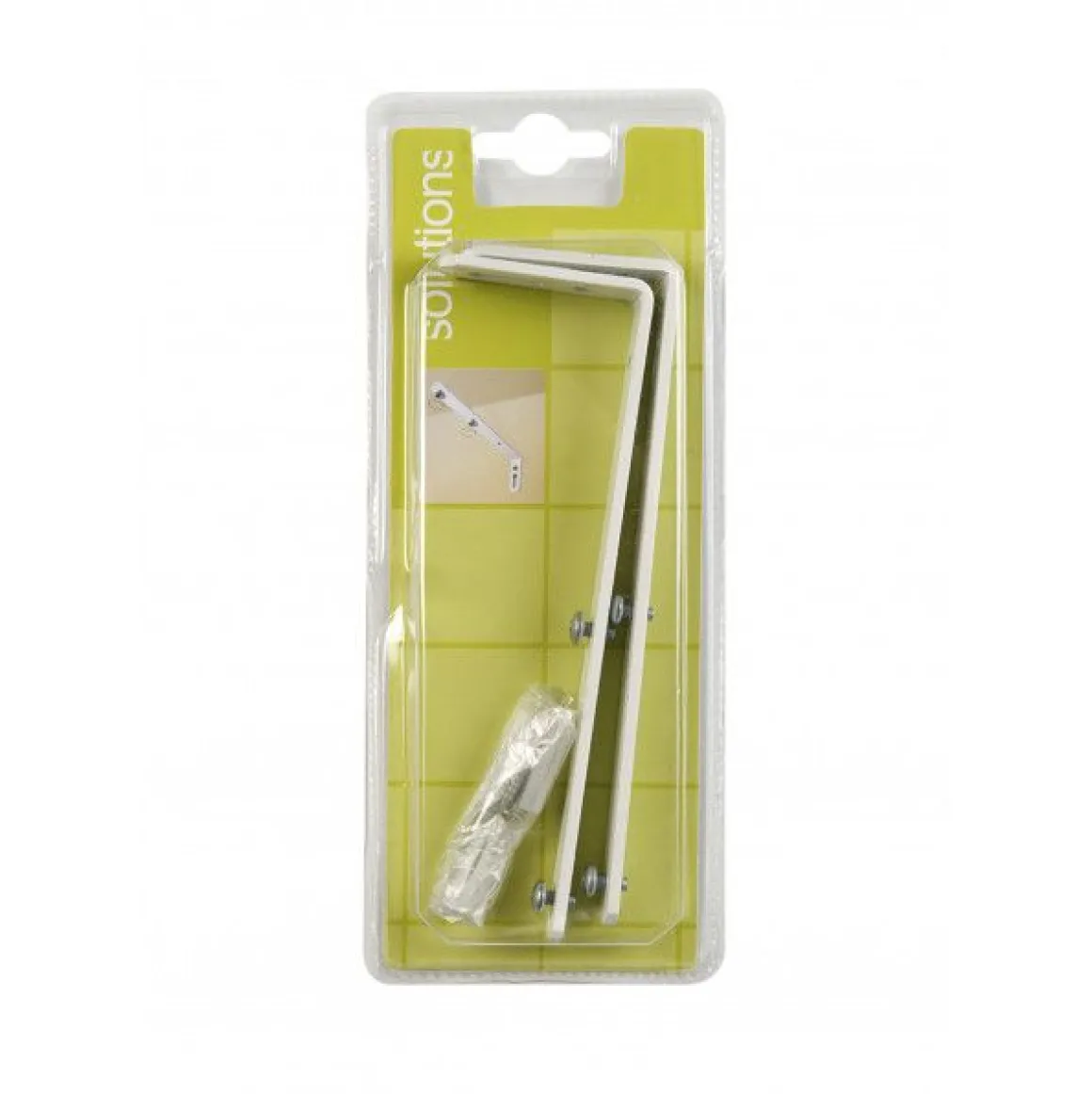 SET 2 MENSOLE PER BINARI 160MM BIANCO : vendita online SET 2 MENSOLE PER BINARI 160MM BIANCO in offerta