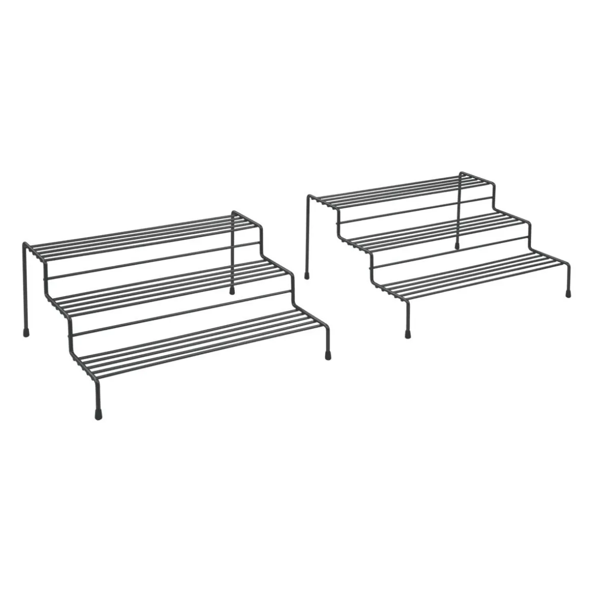 SET 2 MENSOLE PORTA SPEZIE ALLUNGABILI 3 PIANI X-TEND LAVA