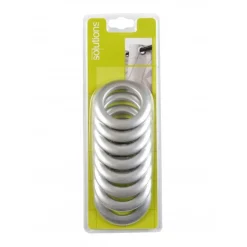 SET 8 OCCHIELLI PER TENDA 45MM CROMO SATINATO: vendita online SET 8 OCCHIELLI PER TENDA 45MM CROMO SATINATO in offerta