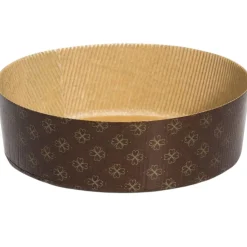 SET 3 PANETTONI BASSI LINEA RICORRENZE IN CARTA DA FORNO 19X6CM