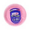 SET 25 PIATTI DA FRUTTA IN PLASTICA DIAM. 17CM ROSA