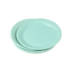 SET 20 PIATTI DI CARTA DIAM. 18CM VITAMINE SALVIA