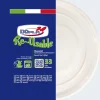 SET 33 PIATTI PIANI IN PLASTICA DIAM. 22CM BIANCO