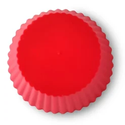 SET 4 PIROTTINI ROSSI IN SILICONE PER FRIGGITRICE AD ARIA 7X3.2CM