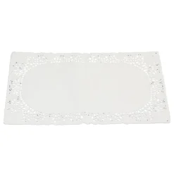 SET 5 PIZZI SOTTO TORTA LINEA EASY BAKE IN CARTA BIANCA 20X30CM