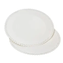 SET 2 PIZZI SOTTOTORTA LINEA EASY BAKE IN POLISTIRENE BIANCO DIAM. 32CM