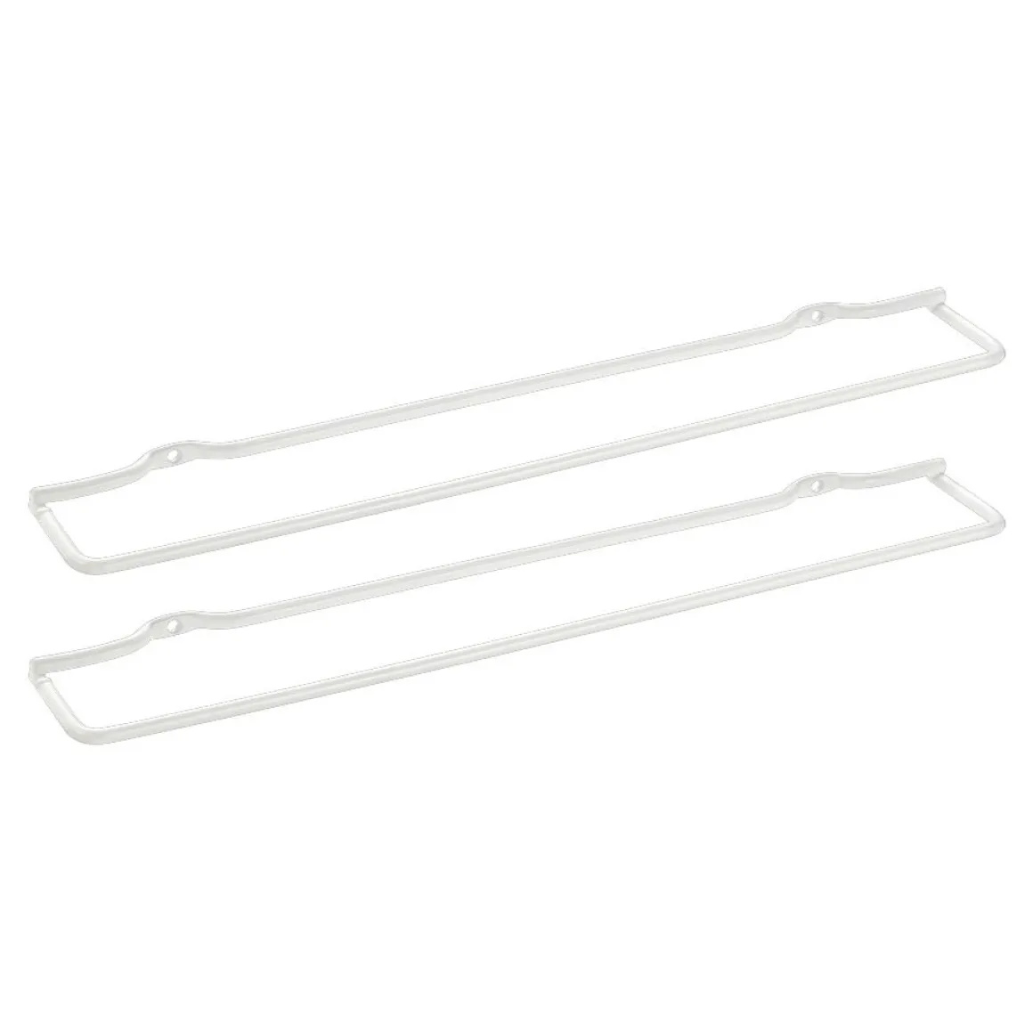 SET 2 PORTA COPERCHI TAPA IN FERRO BIANCHI 34X5CM