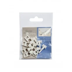 SET 10 SCIVOLI PER BINARI IN ALLUMINIO RINFORZATO BIANCO: vendita online SET 10 SCIVOLI PER BINARI IN ALLUMINIO RINFORZATO BIANCO in offerta