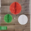 SET 3 SFERE DI CARTA 20/25/30CM : vendita online SET 3 SFERE DI CARTA 20/25/30CM in offerta