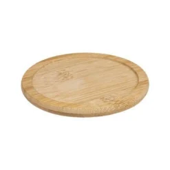 SET 6 SOTTOBICCHIERI CON SUPPORTO IN BAMBU'