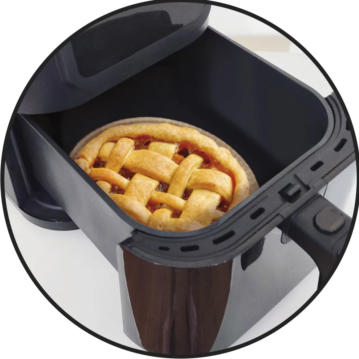 SET 4 STAMPI PER CROSTATA IN CARTA DA FORNO PER FRIGGITRICE ARIA 17X3.5CM