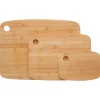 SET 3 TAGLIERI IN LEGNO DI BAMBU' CON MISURE ASSORTITE