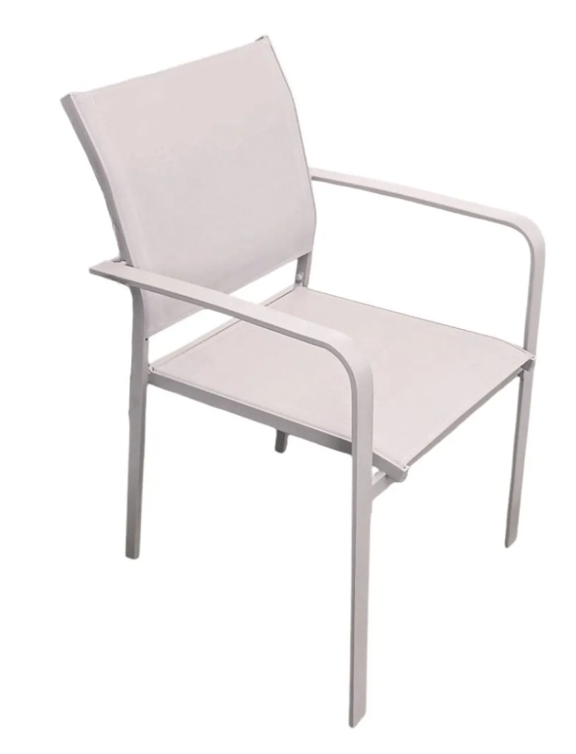 Set tavolo e 4 sedie in textilene e acciaio a prezzo basso: offerta arredo da esterno