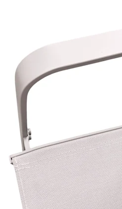 Set tavolo e 4 sedie in textilene e acciaio a prezzo basso: offerta arredo da esterno