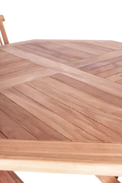 SET TAVOLO E 4 SEDIE PIEGHEVOLI: TAVOLO IN LEGNO TEAK
