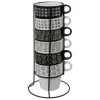 SET 6 TAZZE CON SOSTEGNO 26CL