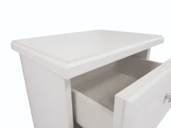 Settimino classico in frassino bianco: settimino 6 cassetti modello SARA