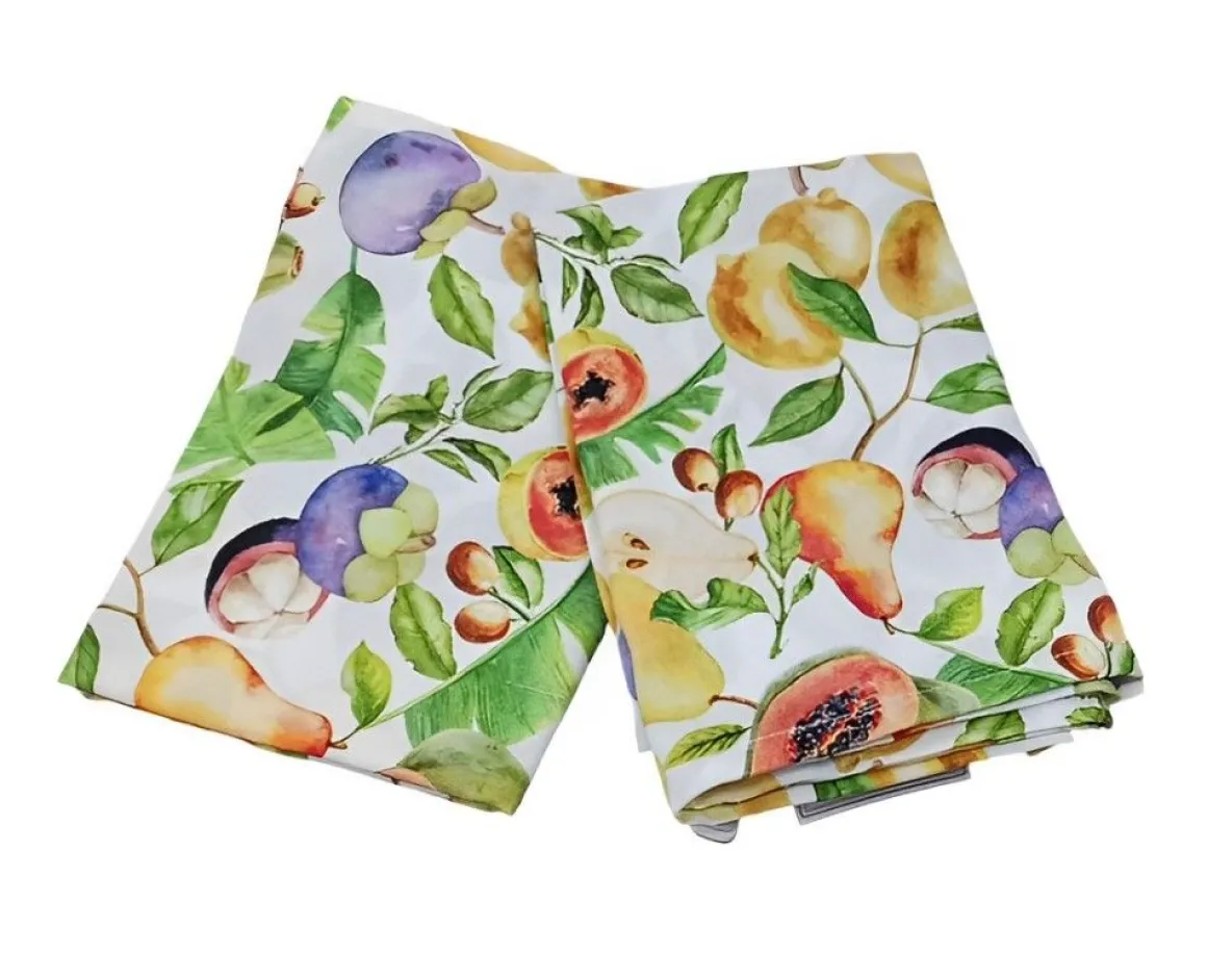SET 2 TOVAGLIOLI PANAMA CM 42X42 MULTICOLORE: vendita online SET 2 TOVAGLIOLI PANAMA CM 42X42 MULTICOLORE in offerta