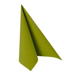 SET 20 TOVAGLIOLI ROYAL 25X25CM VERDE OLIVA: vendita online SET 20 TOVAGLIOLI ROYAL 25X25CM VERDE OLIVA in offerta