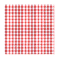 SET 20 TOVAGLIOLI 25X25CM ROSSO VICHY: vendita online SET 20 TOVAGLIOLI 25X25CM ROSSO VICHY in offerta