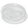 SET 2 VASSOI CRYSTAL LINEA EASY BAKE IN POLISTIRENE BIANCO DIAM. 33CM