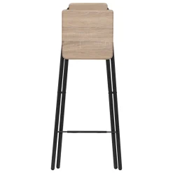 SGABELLO ALTO MOD. LOUNA NERO E NATURALE: vendita online SGABELLO ALTO MOD. LOUNA NERO E NATURALE in offerta