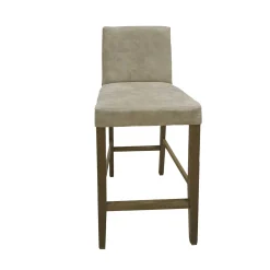 SGABELLO BASSO MOD, DENVER IN TESSUTO VINTAGE BEIGE