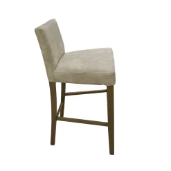 SGABELLO BASSO MOD, DENVER IN TESSUTO VINTAGE BEIGE