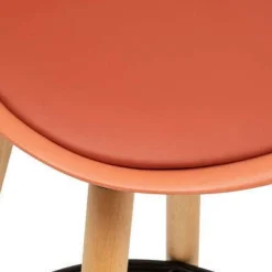 SGABELLO MAXON IN FAGGIO E POLIPROPILENE E PU TERRACOTTA: vendita online SGABELLO MAXON IN FAGGIO E POLIPROPILENE E PU TERRACOTTA in offerta