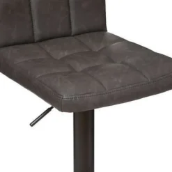 SGABELLO MOD. DELEK IN ECOPELLE GRIGIO VINTAGE: vendita online SGABELLO MOD. DELEK IN ECOPELLE GRIGIO VINTAGE in offerta