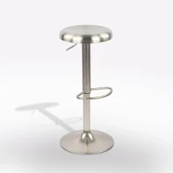 SGABELLO REGOLABILE IN METALLO INOX: vendita online SGABELLO REGOLABILE IN METALLO INOX in offerta