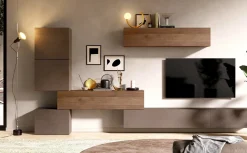SOGGIORNO COMPONIBILE MODELLO INFINITY 2.0 BRONZO MERCURE