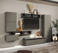 Soggiorno con Base TV in Offerta: Mobili Soggiorno Ardesia/Piombo