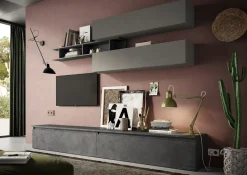 SOGGIORNO MODELLO INFINITY 2.0 IN ARDESIA E PIOMBO
