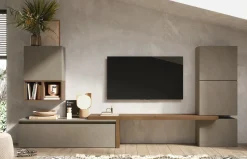 SOGGIORNO MOD. INFINITY 2.0 MERCURE E ARGILLA in vendita online