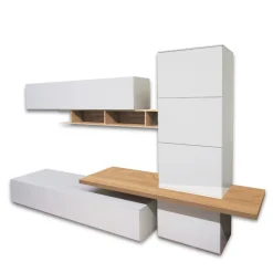 SOGGIORNO MOD. LIVING BIANCO E ROVERE NODATO: vendita online SOGGIORNO MOD. LIVING BIANCO E ROVERE NODATO in offerta