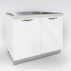 SOTTOLAVELLO MIRA 90X60 H. 86 BIANCO LUCIDO