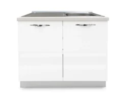 SOTTOLAVELLO MIRA 90X60 H. 86 BIANCO LUCIDO