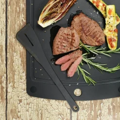 SPATOLA FORATA GOURMET NERO 29.8X5.8CM