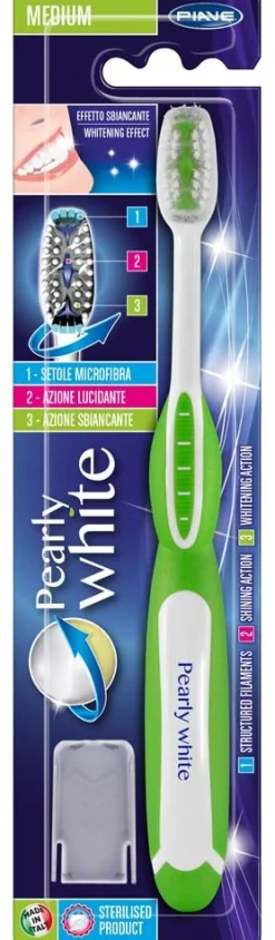 SPAZZOLINO PEARLY WHITE MEDIO: vendita online SPAZZOLINO PEARLY WHITE MEDIO in offerta