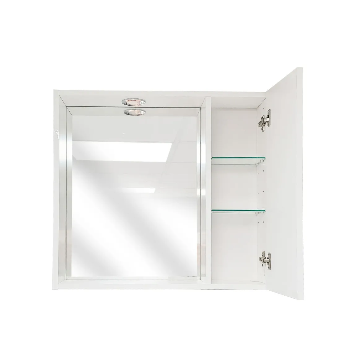 SPECCHIERA CM 60 BIANCO LUCIDO CON LUCE LED