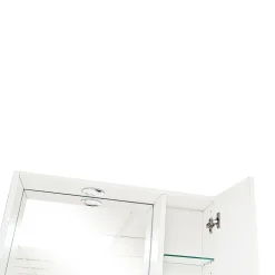 SPECCHIERA CM 60 BIANCO LUCIDO CON LUCE LED