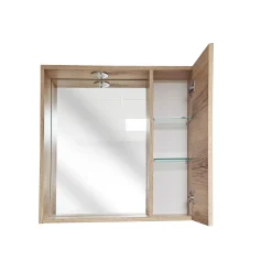 SPECCHIERA CM 60 QUERCIA NATURALE CON LUCE LED