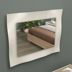 SPECCHIERA ONDULATA CM 90X70 BICOLORE: vendita online SPECCHIERA ONDULATA CM 90X70 BICOLORE in offerta
