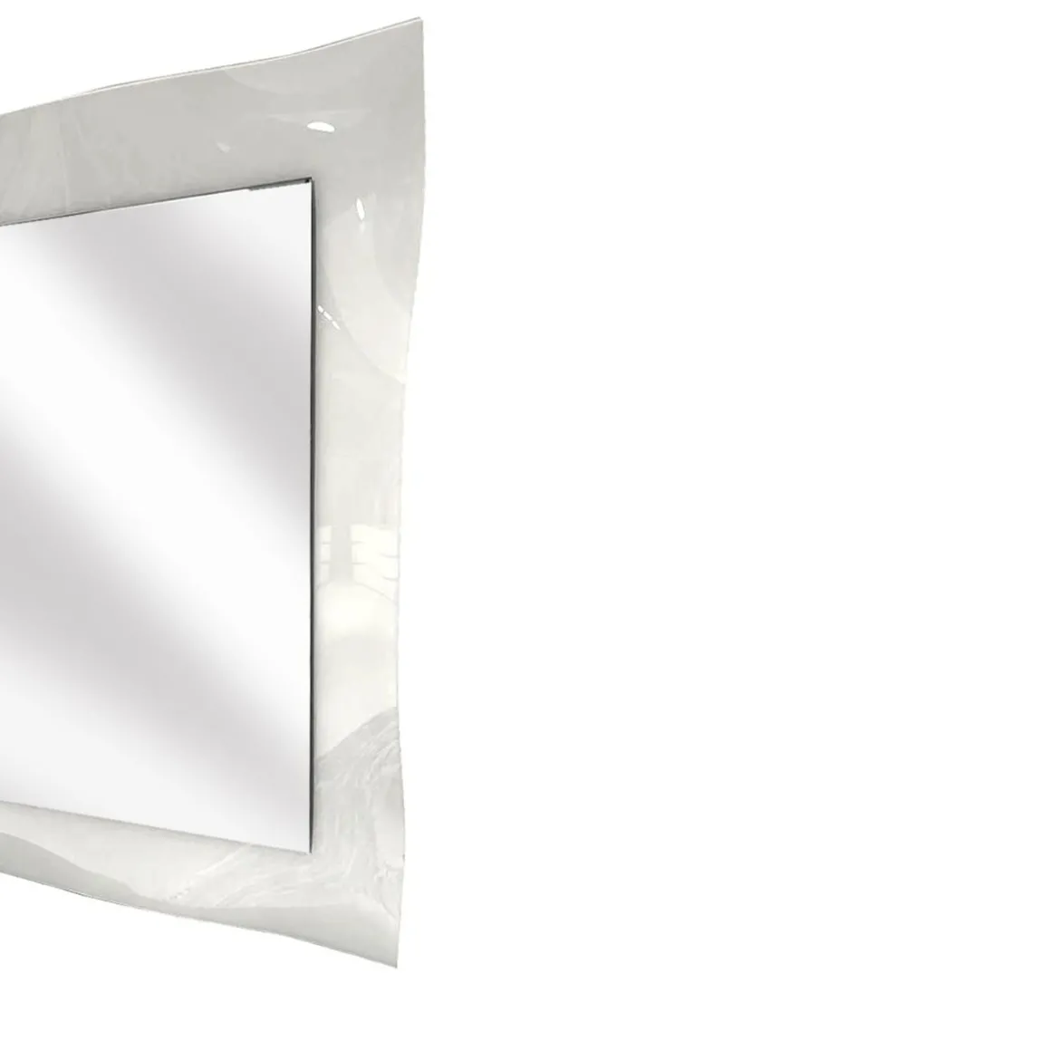 SPECCHIERA ONDULATA CM 90X70 BICOLORE: vendita online SPECCHIERA ONDULATA CM 90X70 BICOLORE in offerta