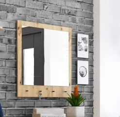 SPECCHIERA TOP CM 78X2 H. 76 ROVERE ARTISAN: vendita online SPECCHIERA TOP CM 78X2 H. 76 ROVERE ARTISAN in offerta
